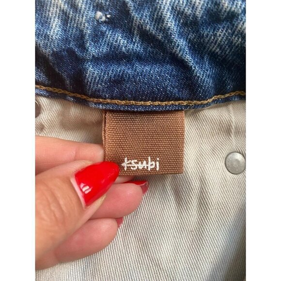 𝅺KSUBI Mens Jeans "Retrograde Trashed" Skinny Fit Sz 32 Distressed Button Fly - Picture 9 of 10